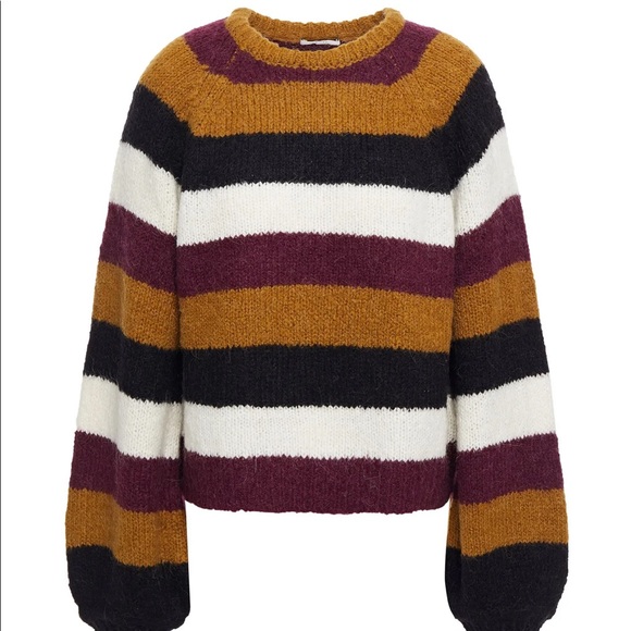 Joie - Izzie Chunky Striped Sweater - Size XL - Picture 3 of 9